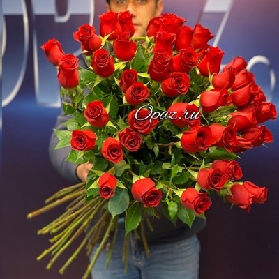 51 роза Голландия Premium 70/75см №РС-118